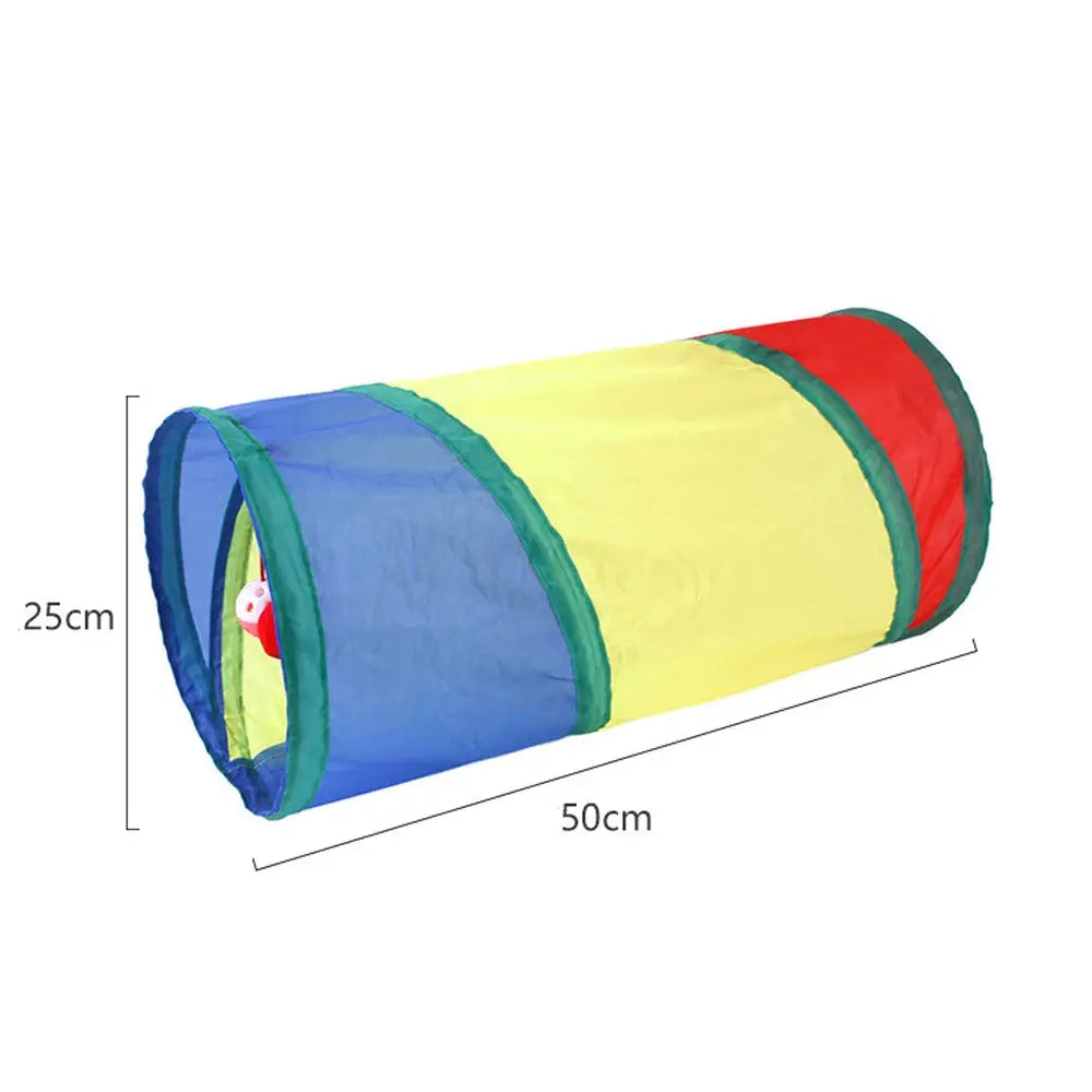 Foldable Cat Tunnel Tube — Interactive Play Tunnel for Cats, Kittens, Rabbits & Puppies Top-pet Store