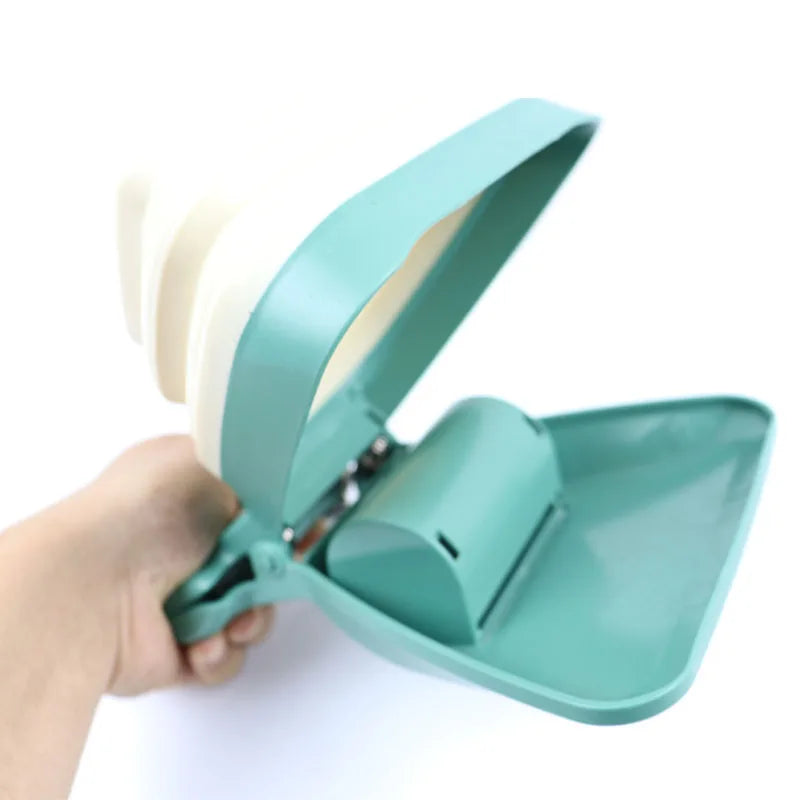 Foldable Dog Pooper Scooper — Travel-Ready Poop Scoop with Decomposable Waste Bags