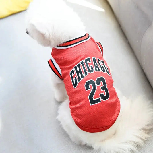 Breathable Mesh Dog Sports Jersey — Lightweight Summer T-Shirt for Small & Medium Dogs, Cats & Puppies Pet Supplies Wholesale Store