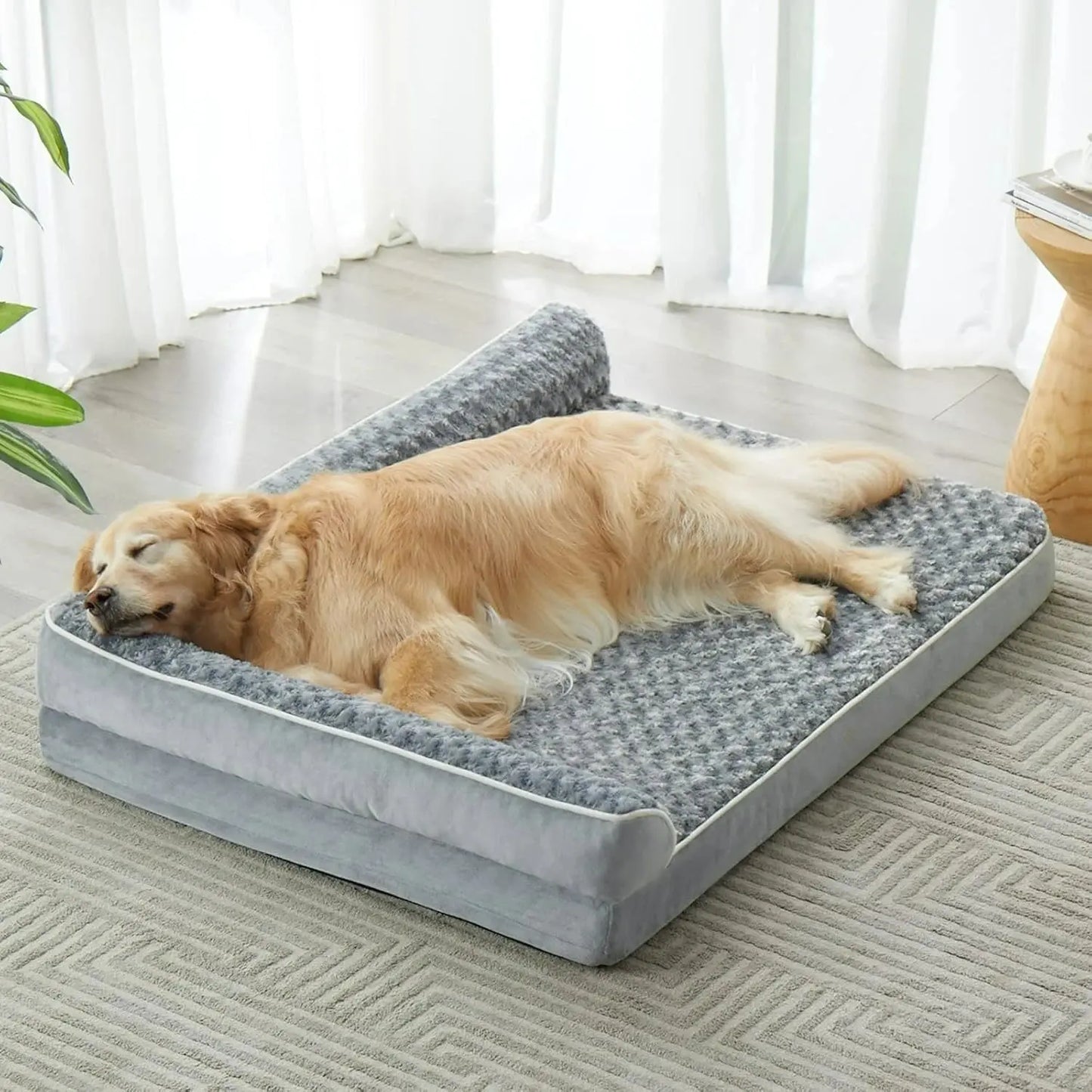 Orthopedic Dog Bed for Large Dogs — Waterproof Sofa-Style Bed with Removable Washable Cover & Joint Support Lai CAI Furniture Store