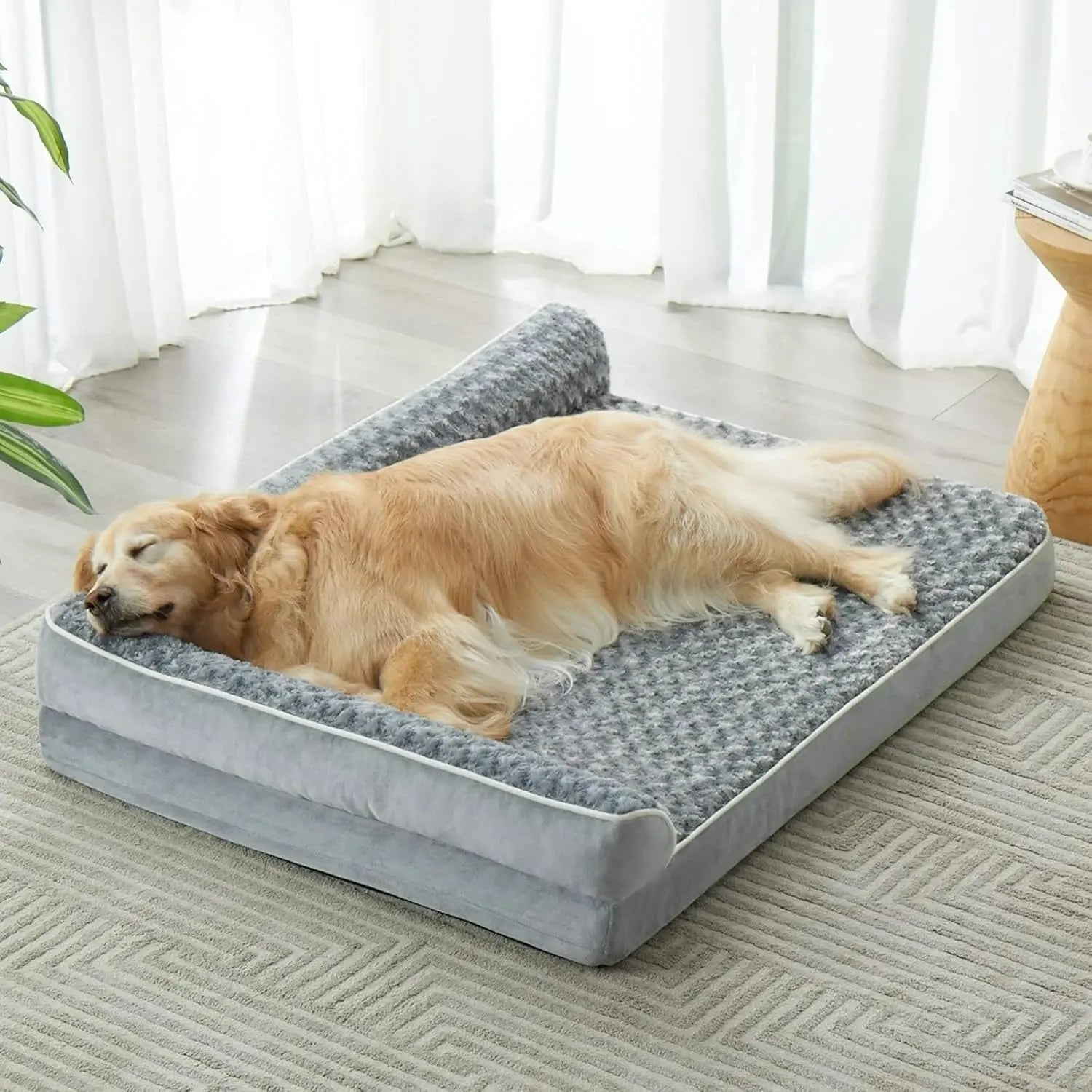 Orthopedic Dog Bed for Large Dogs — Waterproof Sofa-Style Bed with Removable Washable Cover & Joint Support Lai CAI Furniture Store