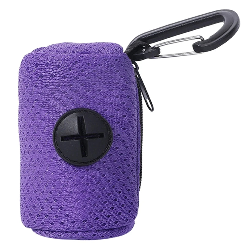 Dog Poop Bag Dispenser — Portable Waste Bag Holder for Dog Leash & Walks