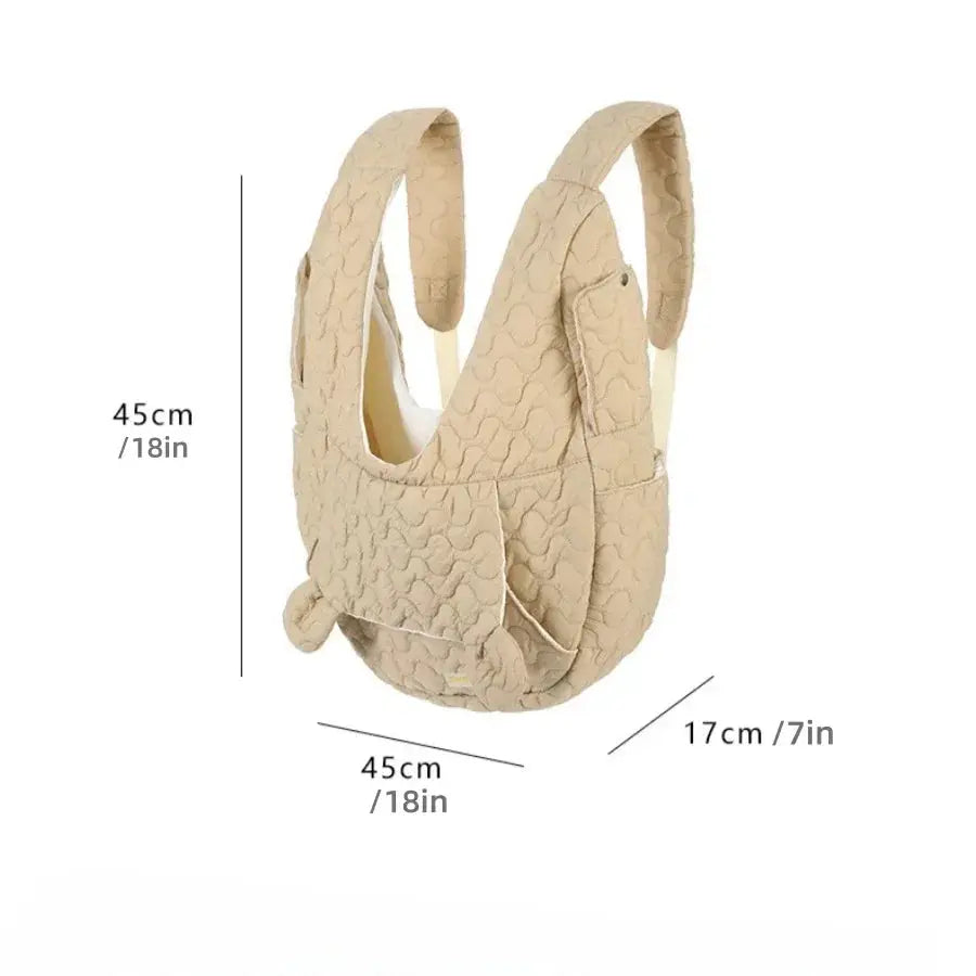 Hands-Free Pet Chest Carrier Bag — Windproof & Waterproof Outdoor Bag for Dogs & Cats Under 4kg Nine Thousand Store