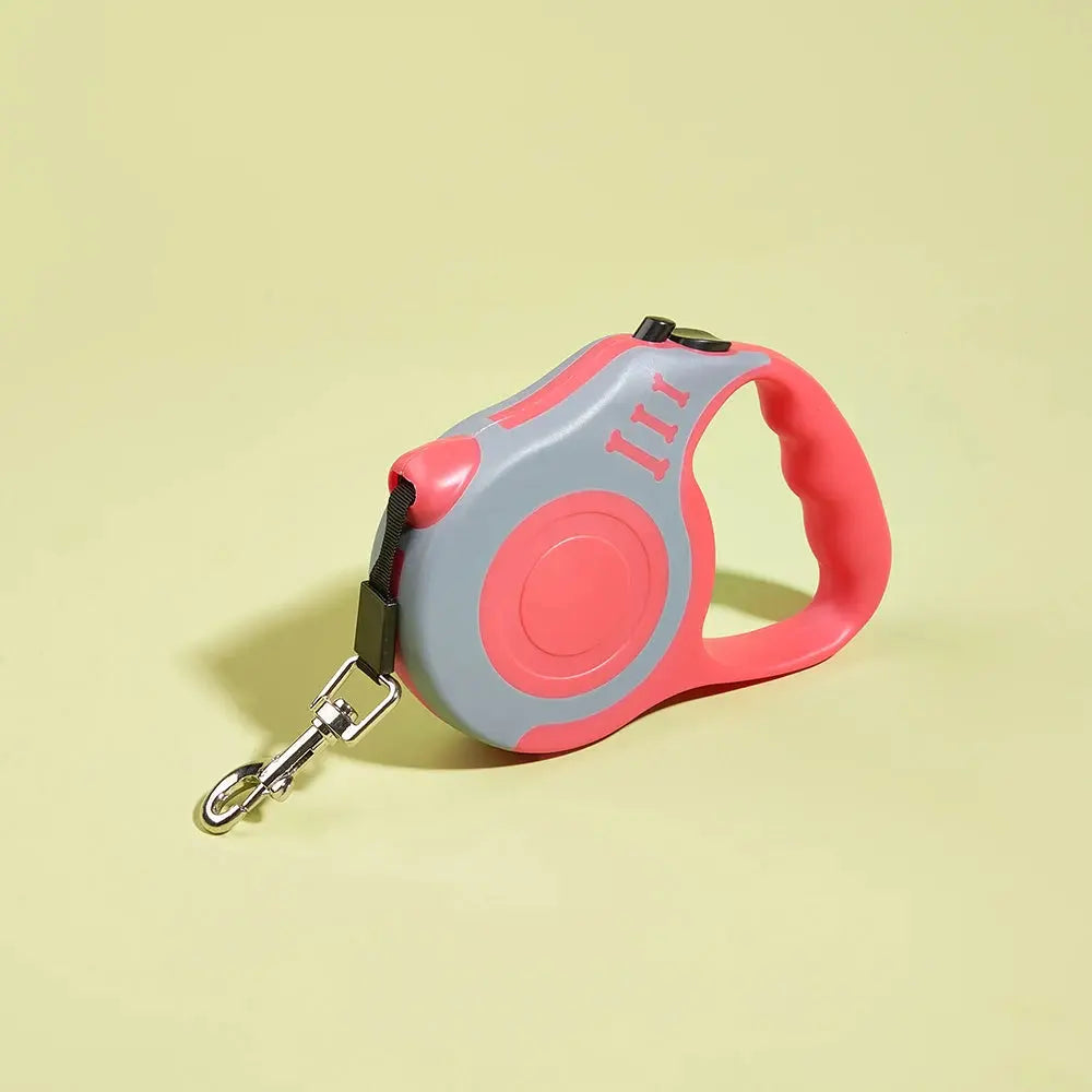 Retractable Dog Leash — 3M & 5M Durable Nylon Lead for Small Dogs, Puppies & Cats Golden Pet Store