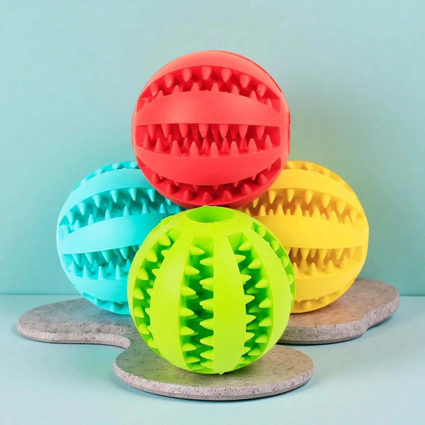 Dog Puzzle Treat Ball — Anti-Boredom Slow Feeder & Teething Chew Toy for Dogs Shop1104066522 Store