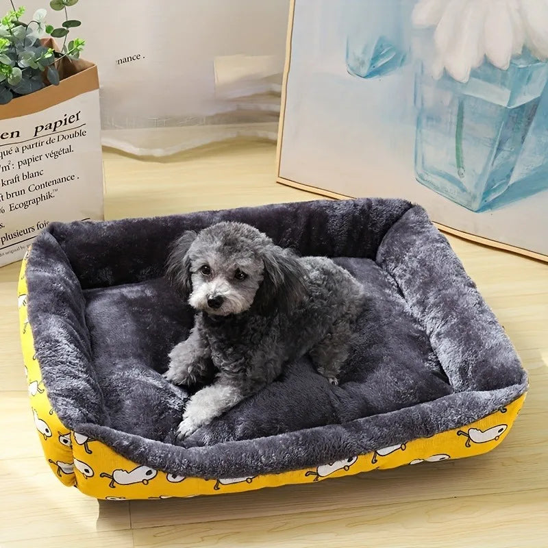 Plush Sofa Bed Mat for Dogs & Cats — Soft Cushion for Small, Medium & Large Breeds