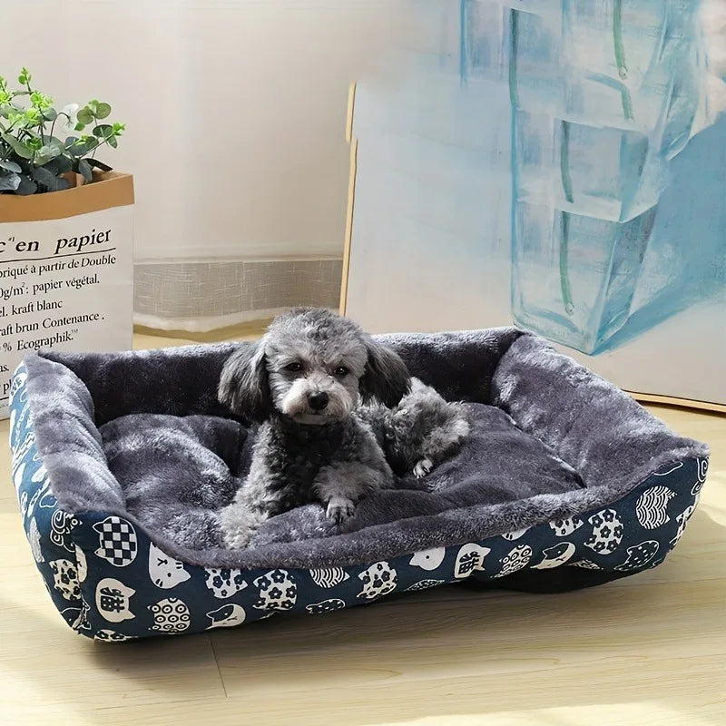 Plush Sofa Bed Mat for Dogs & Cats — Soft Cushion for Small, Medium & Large Breeds