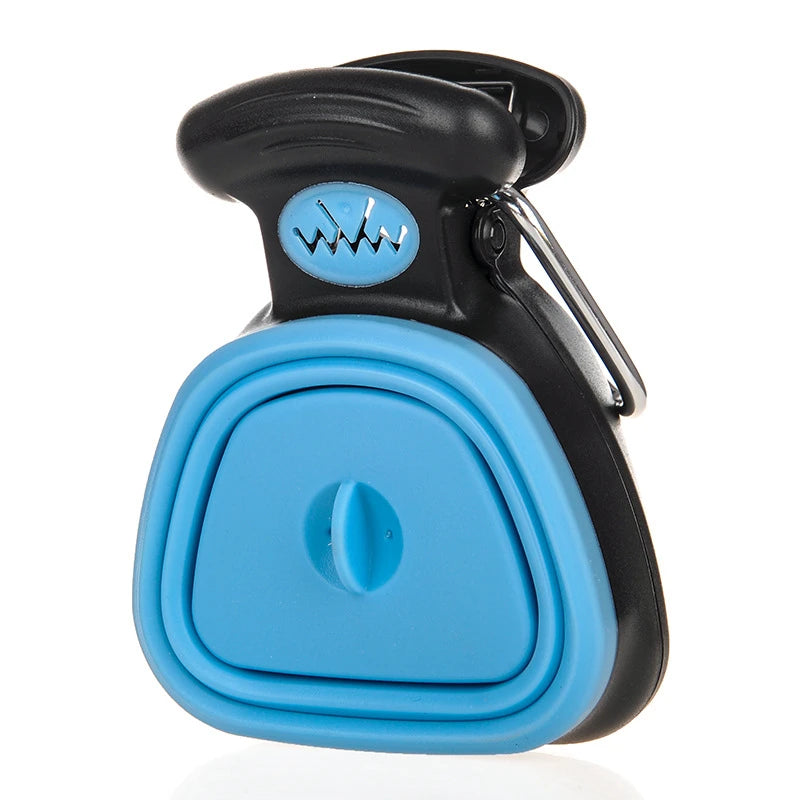 Foldable Dog Pooper Scooper — Travel-Ready Poop Scoop with Decomposable Waste Bags