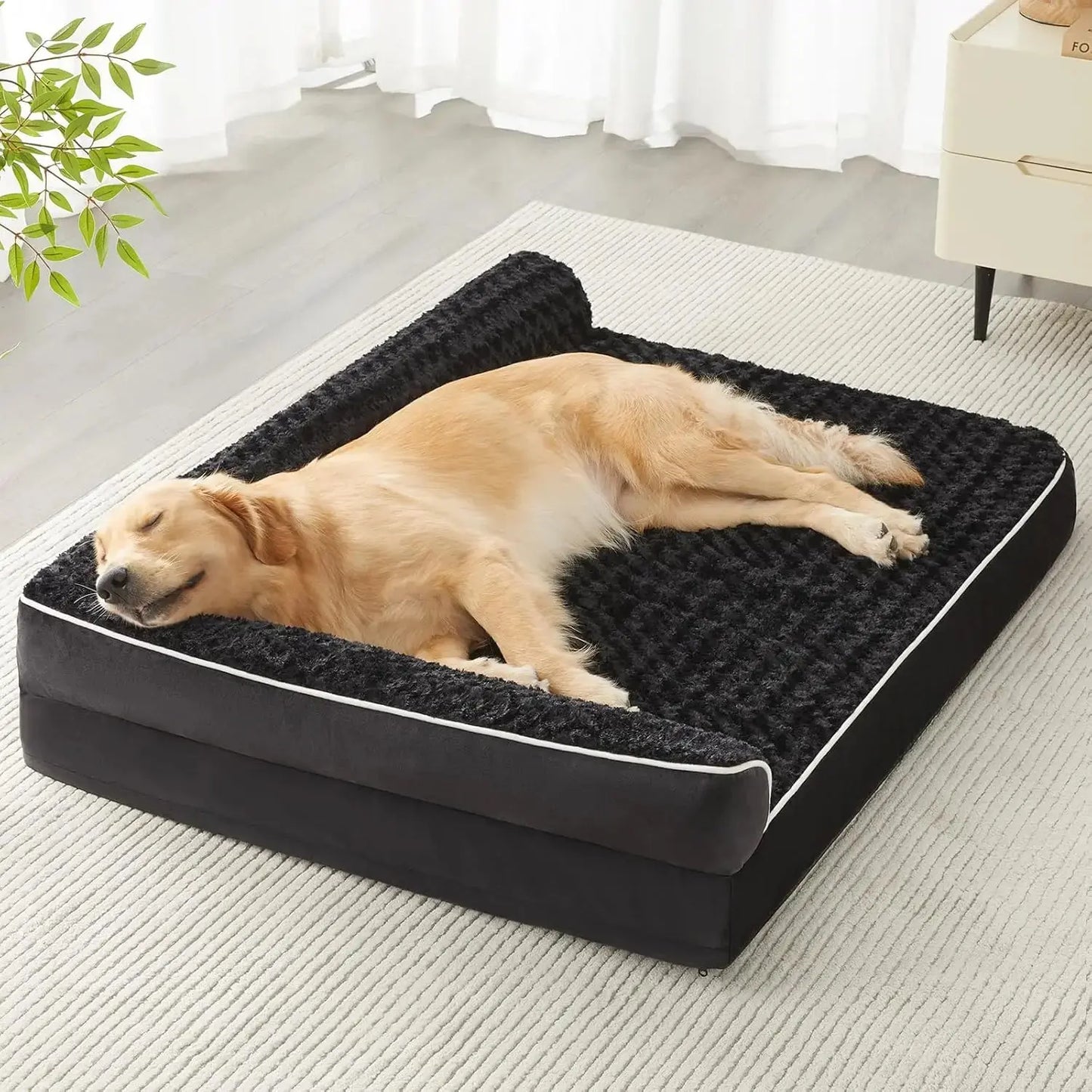 Orthopedic Dog Bed for Large Dogs — Waterproof Sofa-Style Bed with Removable Washable Cover & Joint Support Lai CAI Furniture Store