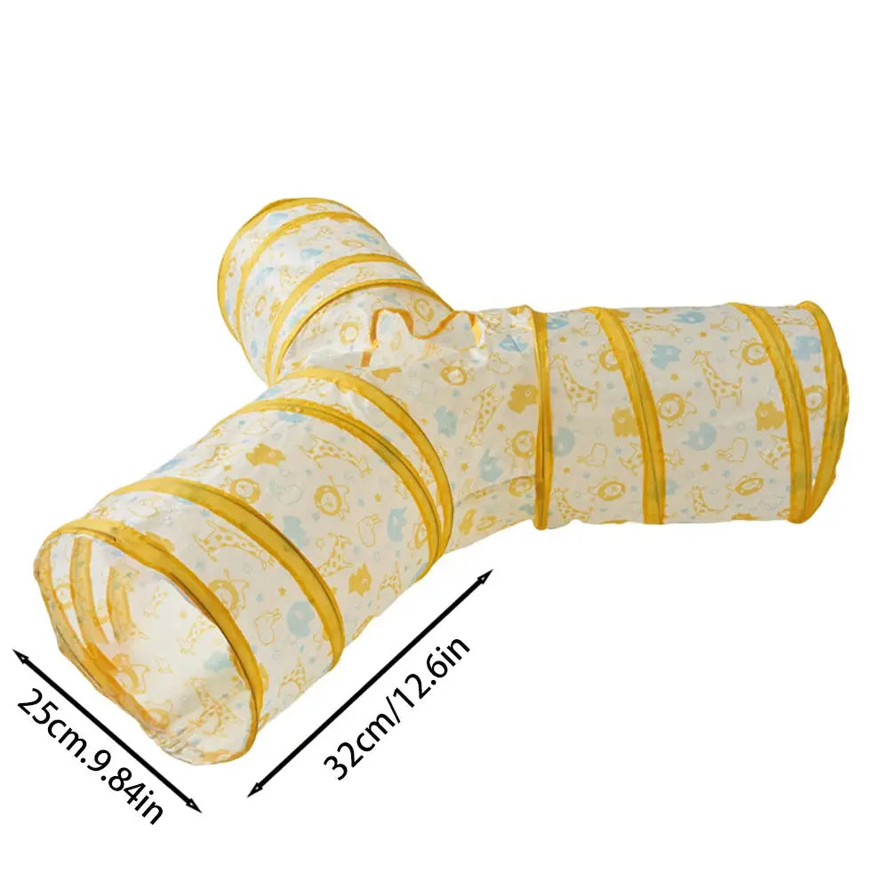 Foldable Cat Tunnel Tube — Interactive Play Tunnel for Cats, Kittens, Rabbits & Puppies Top-pet Store