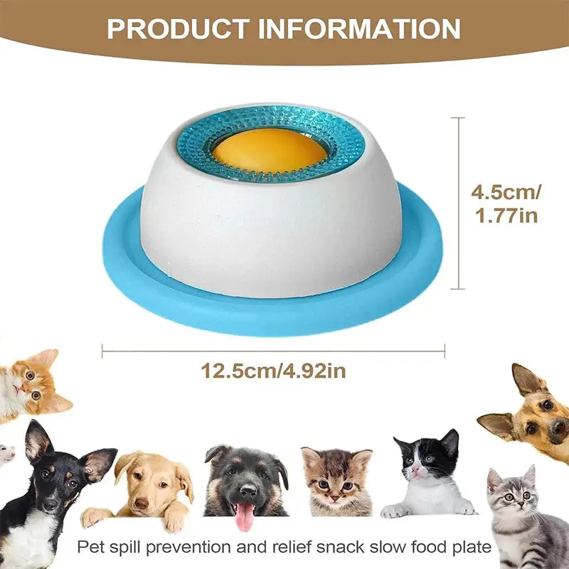 Pet Lick Mat — Anti-Spill Slow Feeder & Calming Licking Plate for Dogs & Cats Forever Nineteen Store