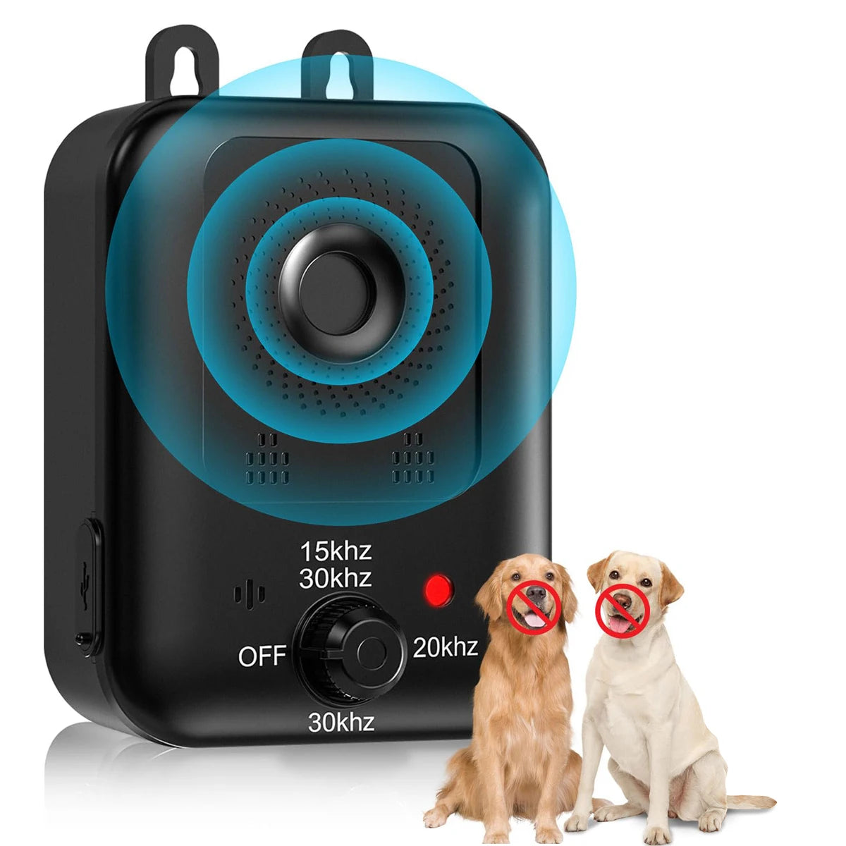 Ultrasonic Anti-Barking Device — Rechargeable Dog Bark Deterrent for Indoor & Outdoor Use