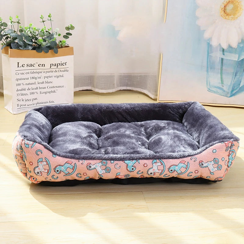 Plush Sofa Bed Mat for Dogs & Cats — Soft Cushion for Small, Medium & Large Breeds