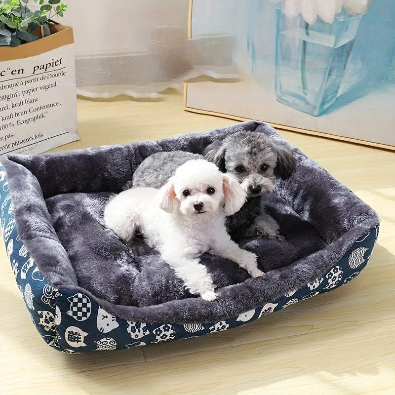 Plush Sofa Bed Mat for Dogs & Cats — Soft Cushion for Small, Medium & Large Breeds