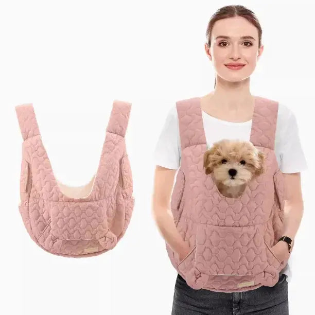 Hands-Free Pet Chest Carrier Bag — Windproof & Waterproof Outdoor Bag for Dogs & Cats Under 4kg Nine Thousand Store