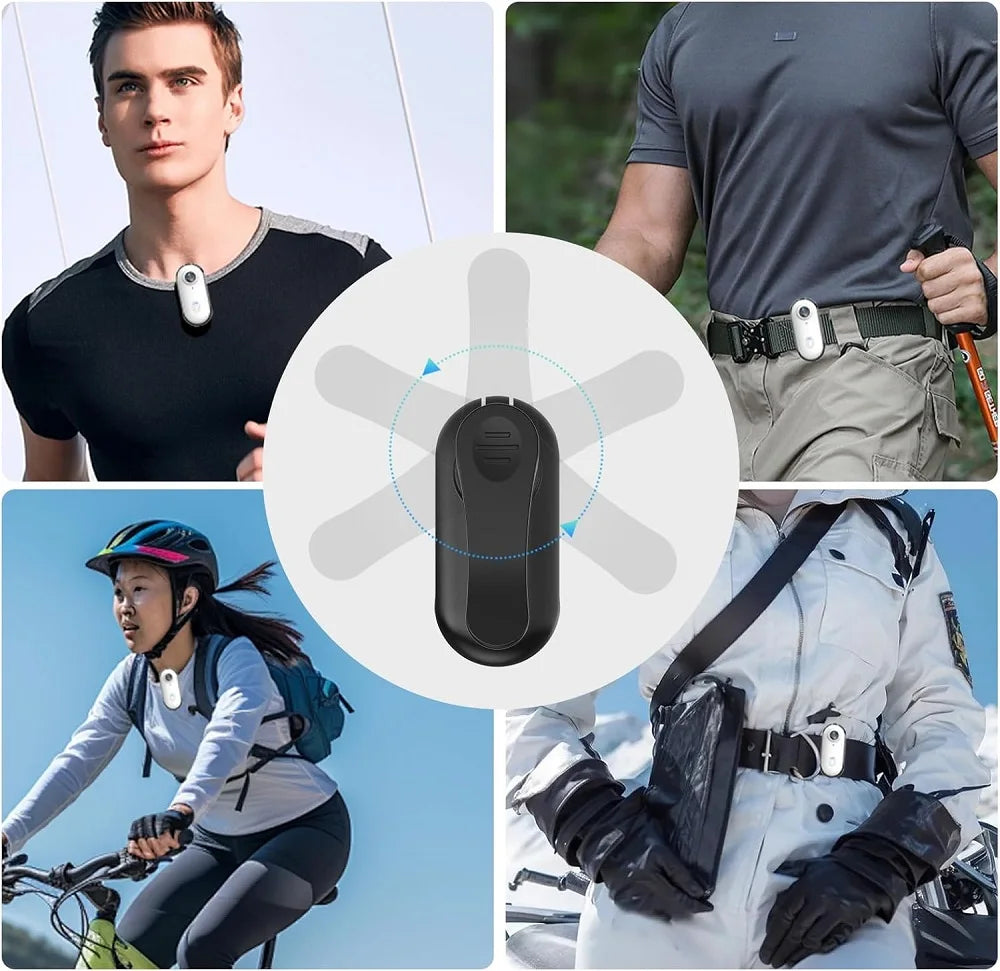 4K HD Pet Collar Camera — WiFi Video Recording Action Camera for Dogs & Cats