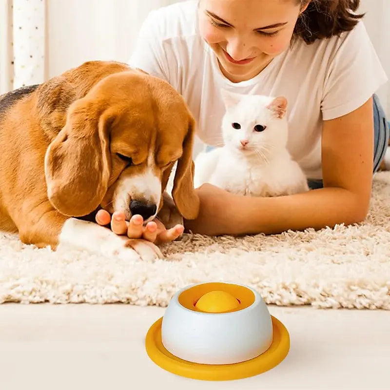 Pet Lick Mat — Anti-Spill Slow Feeder & Calming Licking Plate for Dogs & Cats Forever Nineteen Store