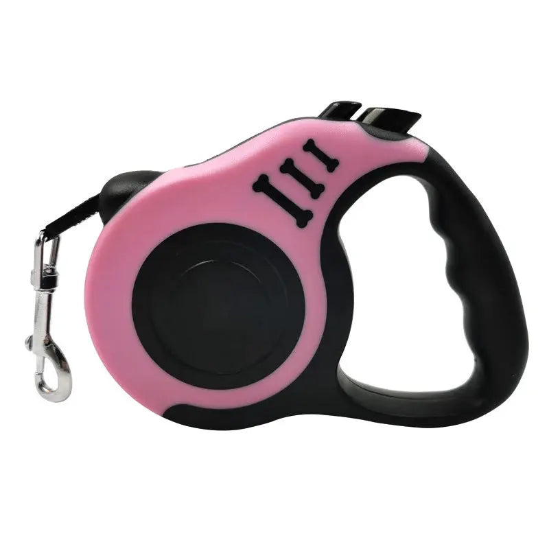 Retractable Dog Leash — 3M & 5M Durable Nylon Lead for Small Dogs, Puppies & Cats Golden Pet Store
