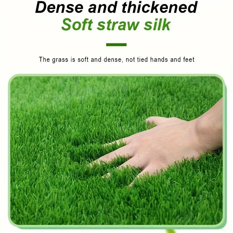 Washable Dog Grass Pee Mat — Reusable Artificial Lawn Training Pad with Non-Slip Backing