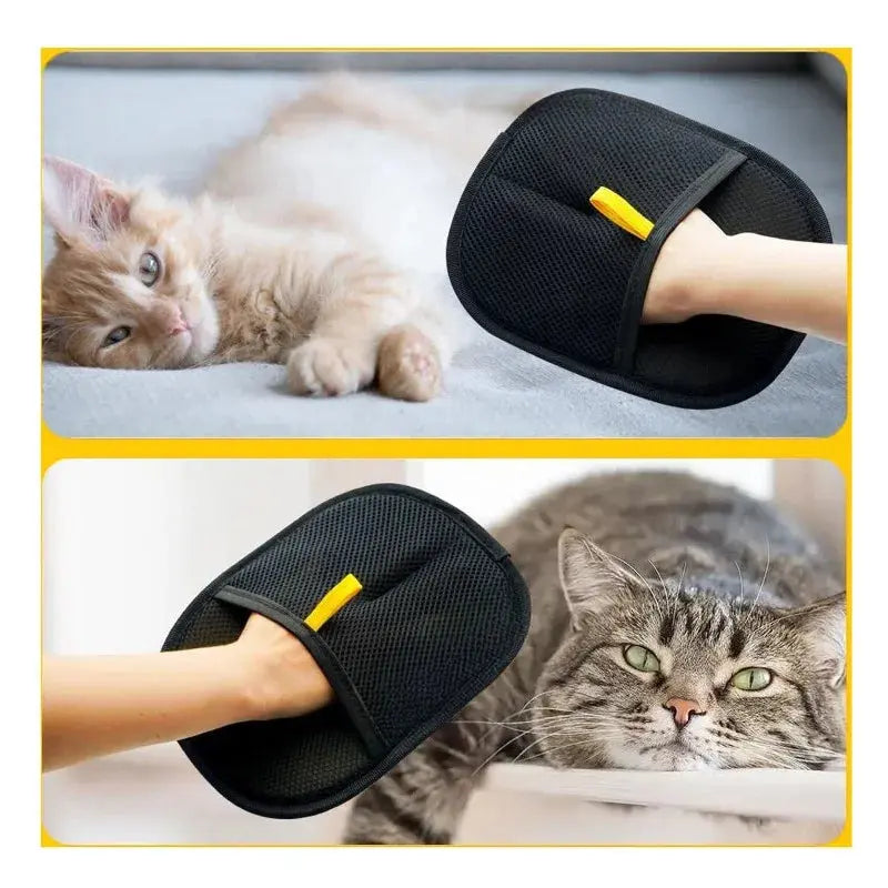 Pet Grooming Gloves — Mesh Hair Remover Brush for Dogs, Cats & Kittens Shop1103645162 Store