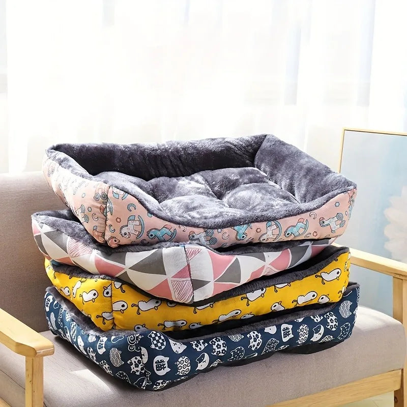 Plush Sofa Bed Mat for Dogs & Cats — Soft Cushion for Small, Medium & Large Breeds