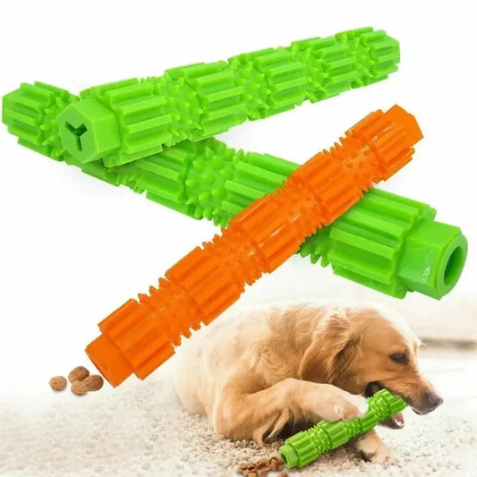 Heavy Duty Rubber Dog Chew Toy — Teeth Grinding & Cleaning Gear Toy for Aggressive Chewers Yun Li Wei Store
