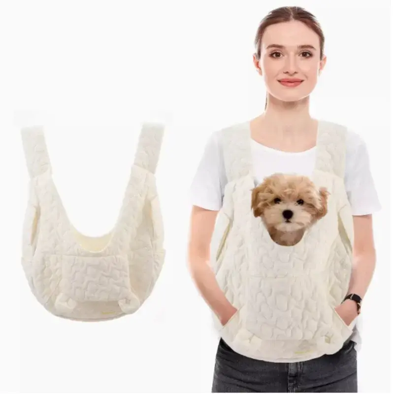 Hands-Free Pet Chest Carrier Bag — Windproof & Waterproof Outdoor Bag for Dogs & Cats Under 4kg Nine Thousand Store