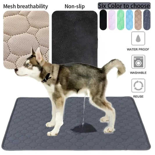 Reusable Washable Dog Pee Pad — Waterproof Absorbent Training Mat for Puppies & Cats Shop1104696718 Store