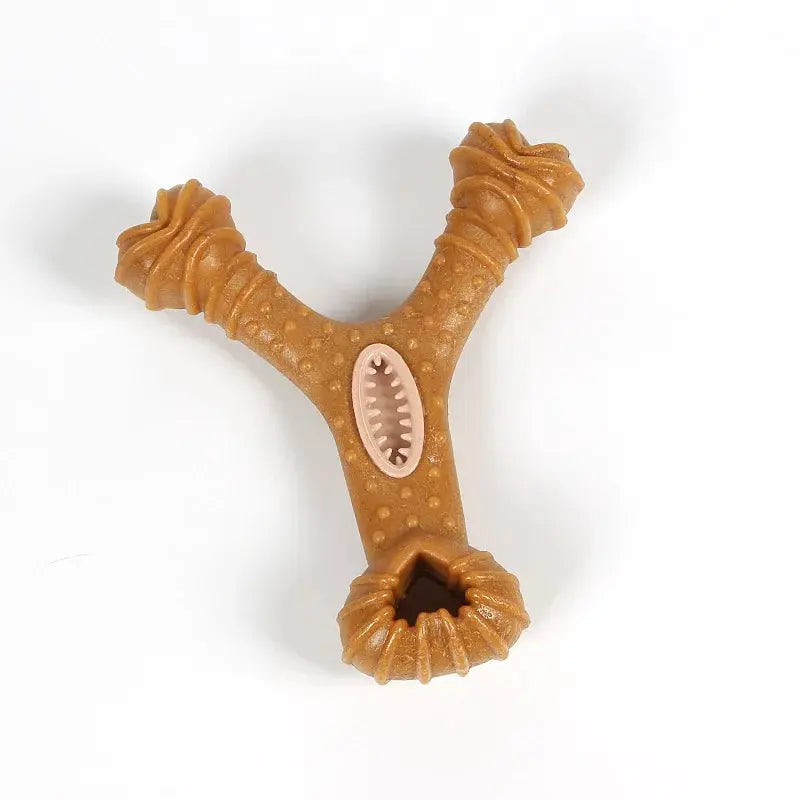 Indestructible Beechwood Dog Chew Stick — Dental Health Toy with Treat Hole for Large Breeds Shop1104779403 Store