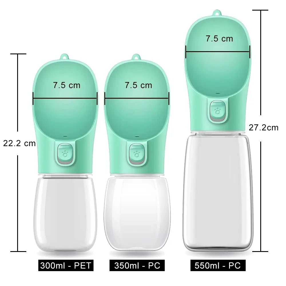 Portable Dog Water Bottle — Leakproof Outdoor Drinking Bowl for Small & Large Dogs Golden Pet Store