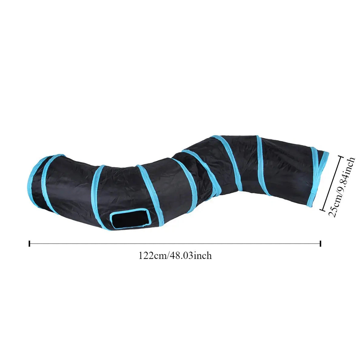 Foldable Cat Tunnel Tube — Interactive Play Tunnel for Cats, Kittens, Rabbits & Puppies Top-pet Store