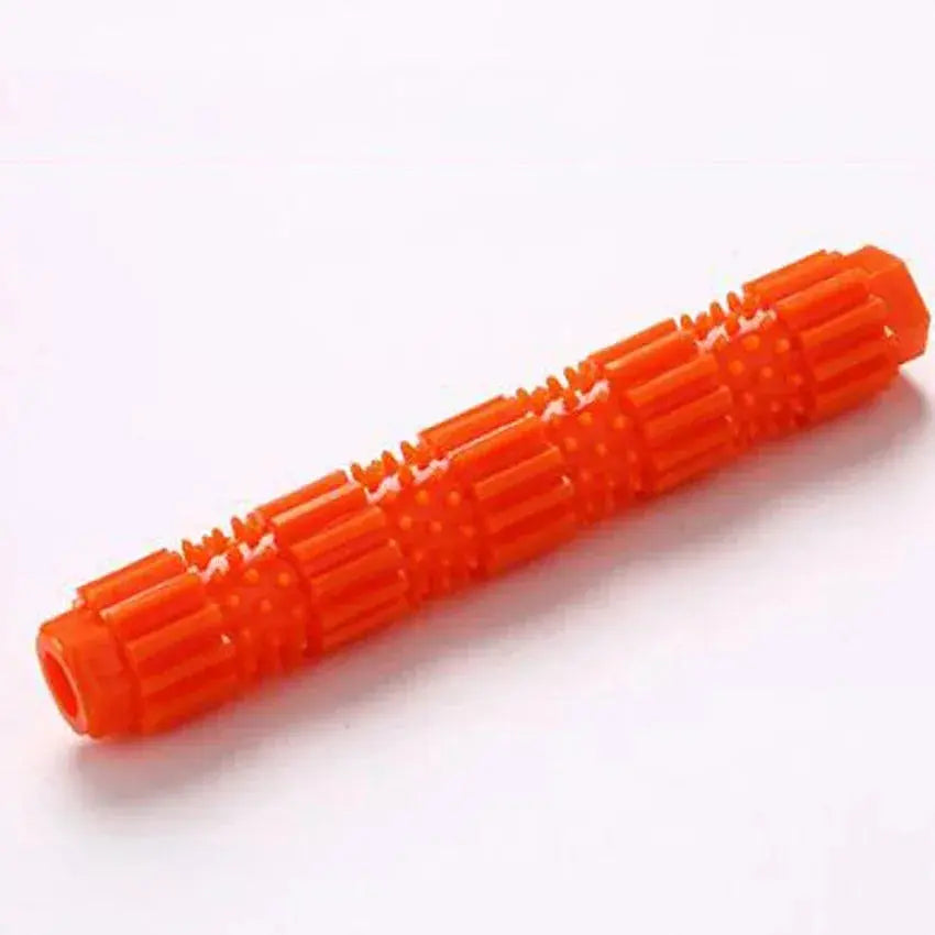 Heavy Duty Rubber Dog Chew Toy — Teeth Grinding & Cleaning Gear Toy for Aggressive Chewers Yun Li Wei Store