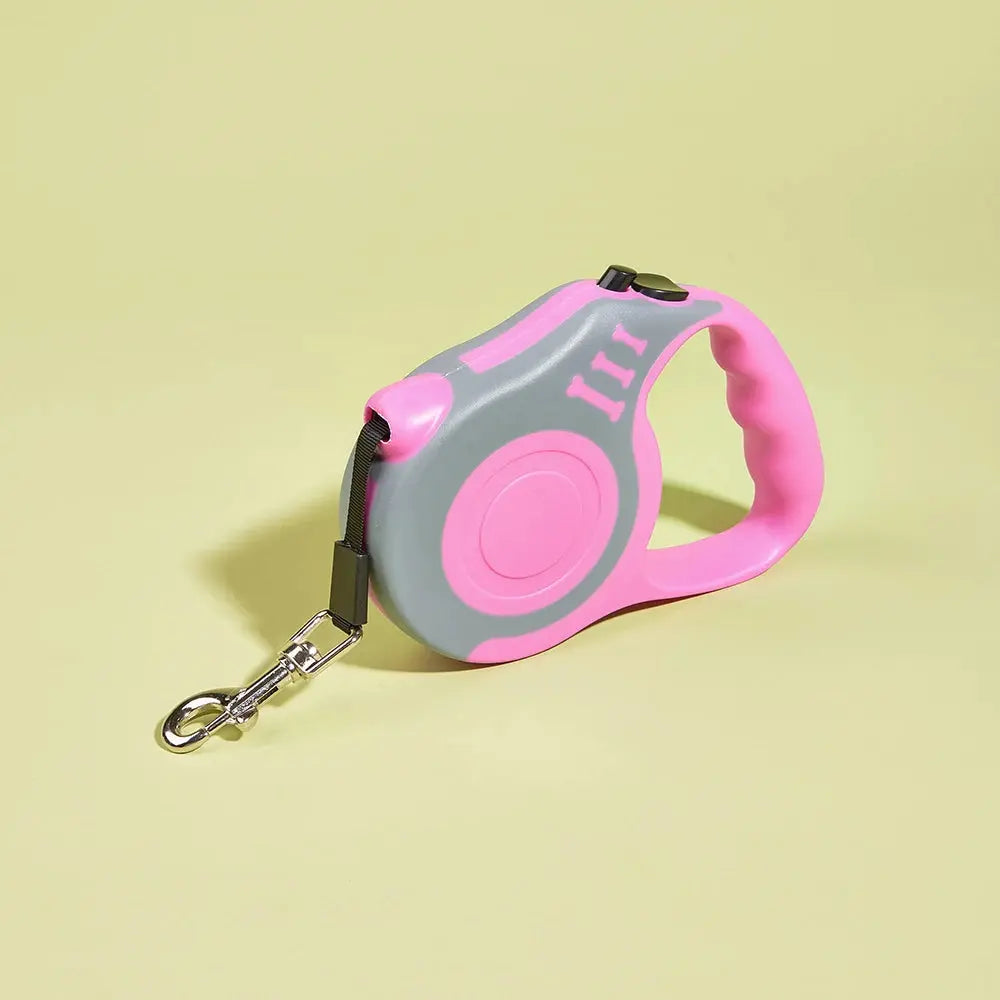 Retractable Dog Leash — 3M & 5M Durable Nylon Lead for Small Dogs, Puppies & Cats Golden Pet Store