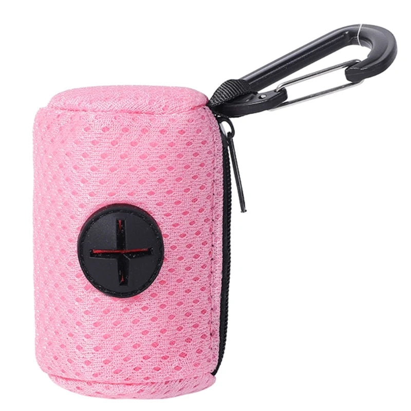 Dog Poop Bag Dispenser — Portable Waste Bag Holder for Dog Leash & Walks