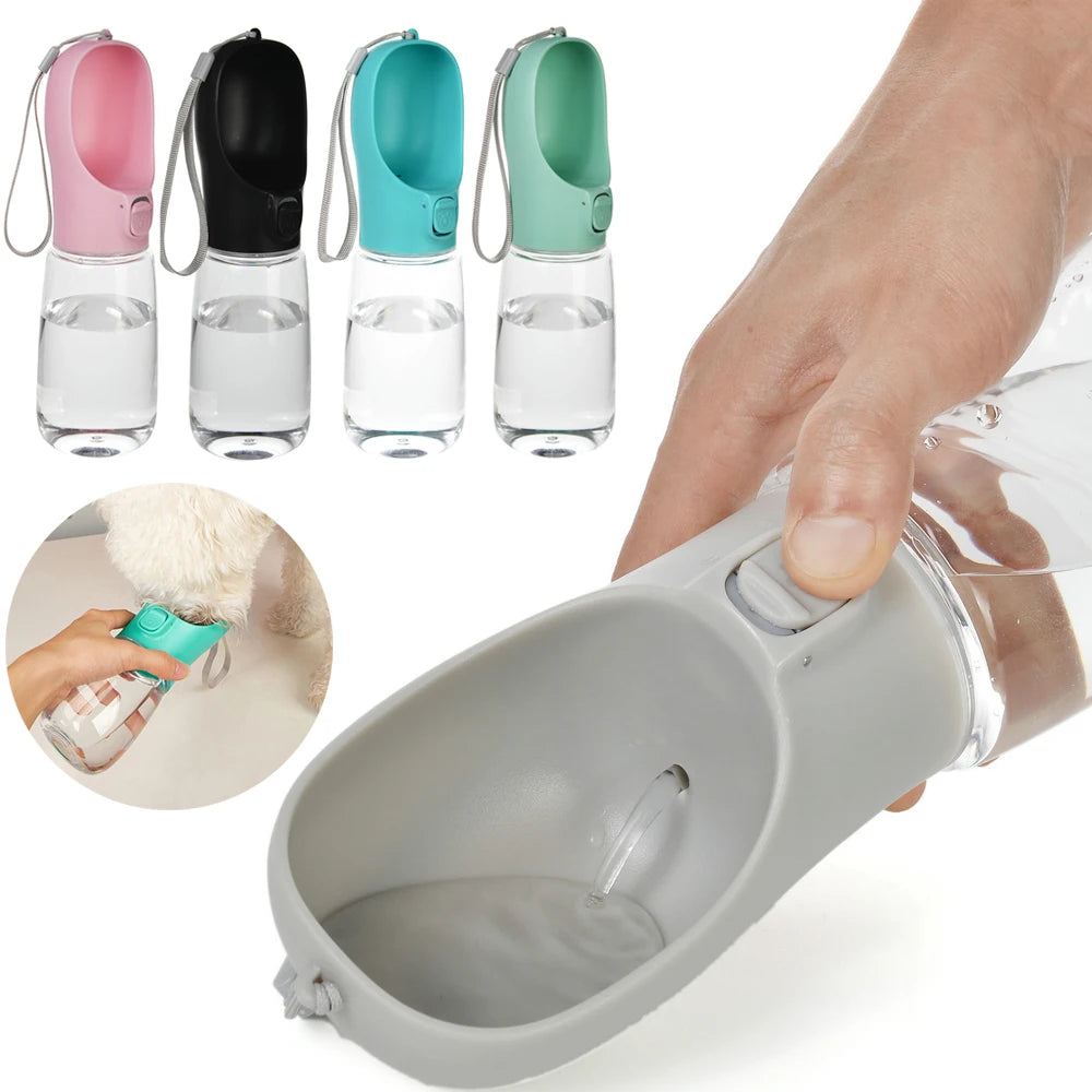 Portable Travel Water Bottle for Dogs & Cats — Leakproof Drinking Dispenser for All Sizes