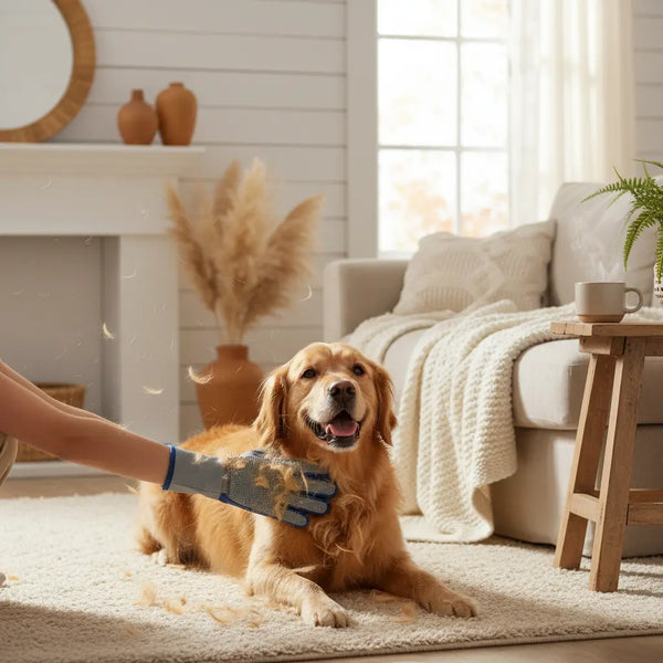 Double-Sided Pet Hair Removal Gloves